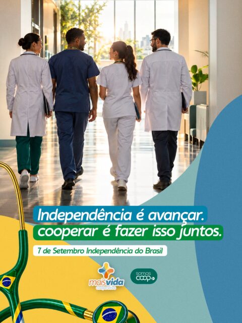 A independência representa a conquista de novos caminhos. E construir o futuro também exige união, participação e vontade de avançar.

Na Mais Vida, acreditamos que a cooperação transforma possibilidades em oportunidades e fortalece aquilo que podemos construir juntos.

Neste 7 de Setembro, celebramos o Brasil e todos que contribuem, diariamente. 🇧🇷💚

#maisvida #7desetembro #independenciadobrasil #cooperativismo #cooperacao